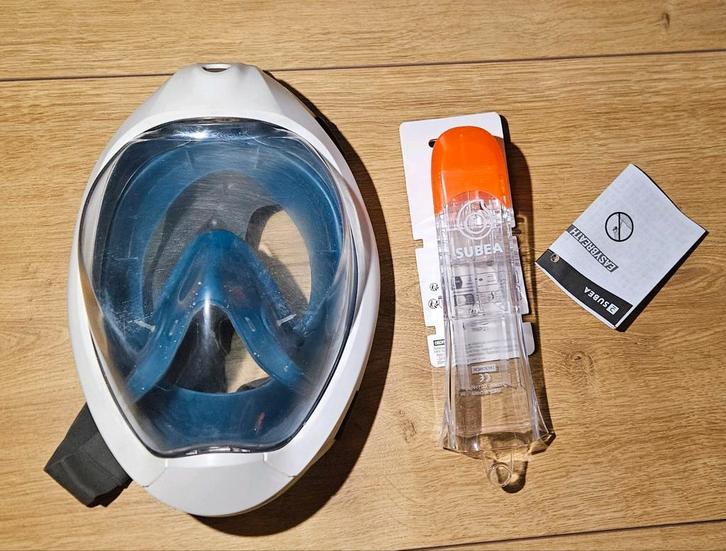 Easybreath 500 snorkelmasker - Decathlon, Watersport en Boten, Duiken, Gebruikt, Duikbril of Snorkel, Ophalen of Verzenden