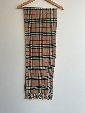 Burberry sjaal - 170x30cm - 100% Cashmere  beschikbaar voor biedingen