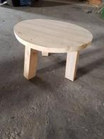 Ronde Steigerhouten tafeltjes nieuw 2 maten, Minder dan 55 cm, Rond, Nieuw, Ophalen