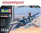 Revell 1:72 Super Hornet F/A -18F modelbouw 3834 vliegtuig, Hobby en Vrije tijd, Modelbouw | Vliegtuigen en Helikopters, Nieuw