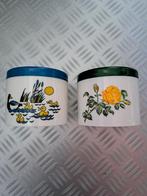2 retro vintage bakjes, Ophalen of Verzenden, Zo goed als nieuw