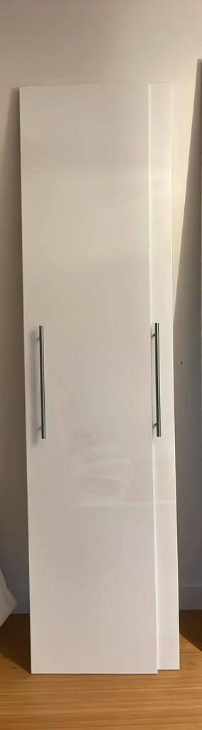 2 IKEA PAX deuren wit hoogglans 230 cm beschikbaar voor biedingen