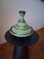 Nieuwe groene Marokkaanse aardewerk Tajine kleur groen., Ophalen of Verzenden, Overige materialen