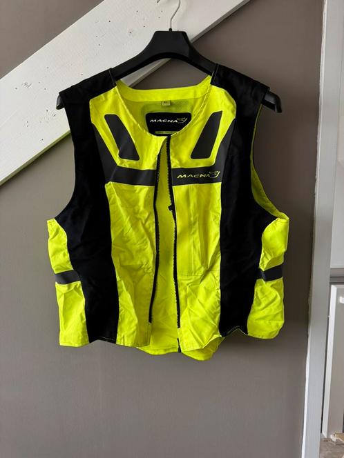 Macna reflecterend motorvest – maat XL – goede staat, Motoren, Kleding | Motorkleding, Tweedehands, Ophalen of Verzenden