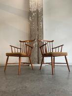 2 borge mogensen fauteuiljes vintage nieuwe bekleding, Ophalen, Minder dan 50 cm, ., 2de hands