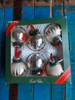 Oude zilverkleurige kerstballen, Diversen, Kerst, Ophalen of Verzenden, Gebruikt