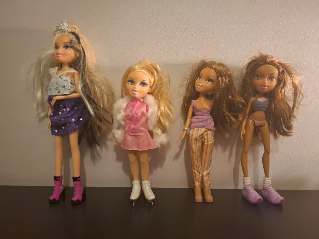 Bratz Poppen - Set van 4, Ophalen of Verzenden, Gebruikt, Overige typen