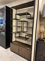 Wandkast Bonvoy brown 2-laden Richmond interiors, 200 cm of meer, Nieuw, Ophalen of Verzenden, Minder dan 150 cm