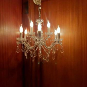 kroonluchter vintage  9 arms beschikbaar voor biedingen