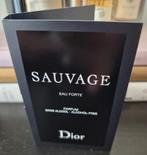 SAUVAGE eau forte parfum heren sample proefje NIEUW tester, Ophalen of Verzenden, Nieuw
