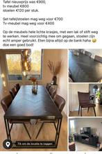 Set te koop!, Ophalen, Zo goed als nieuw, Rechthoekig, 50 tot 100 cm