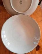 Hutschenreuther CM Hohenberg Arzberg creme borden zilveren, Ophalen of Verzenden, Zo goed als nieuw, Bord(en), Overige stijlen