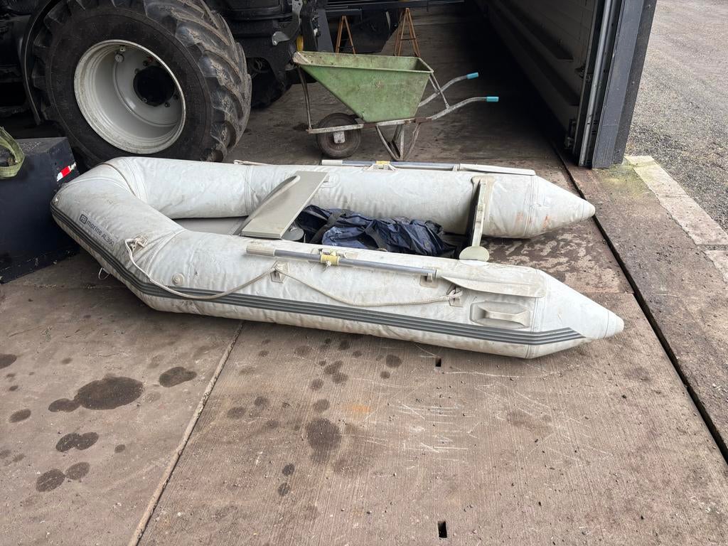 Rib boot + 15 pk Yamaha 2 takt kortstaart, Watersport en Boten, Gebruikt, Benzine, Minder dan 70 pk, Overige materialen