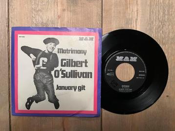 VINYL SINGLE Gilbert O'Sullivan - Matrimony beschikbaar voor biedingen