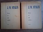 J.W. Stalin - Keuze uit zijn werken (deel 1 en 2), Boeken, Ophalen of Verzenden, Gelezen