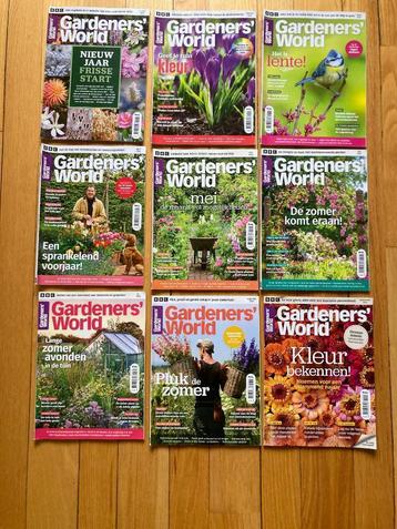 Gardenerrs'world tijdschriften BBC 9 stuks 2025  beschikbaar voor biedingen