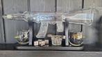 DIKKE AK47 kalashnikov Whisky fles Luxe Whisky Karaf G, ., Nieuw, Ophalen of Verzenden, .