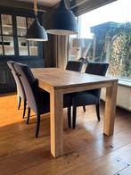 Stevige houten eettafel, Huis en Inrichting, Tafels | Eettafels, Ophalen, Gebruikt, 50 tot 100 cm, 150 tot 200 cm