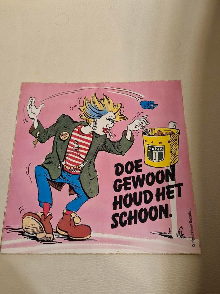 1149 Rotterdam ROTEB Sticker - Doe Gewoon, Houd Het Schoon, Verzamelen, Stickers, Ophalen of Verzenden