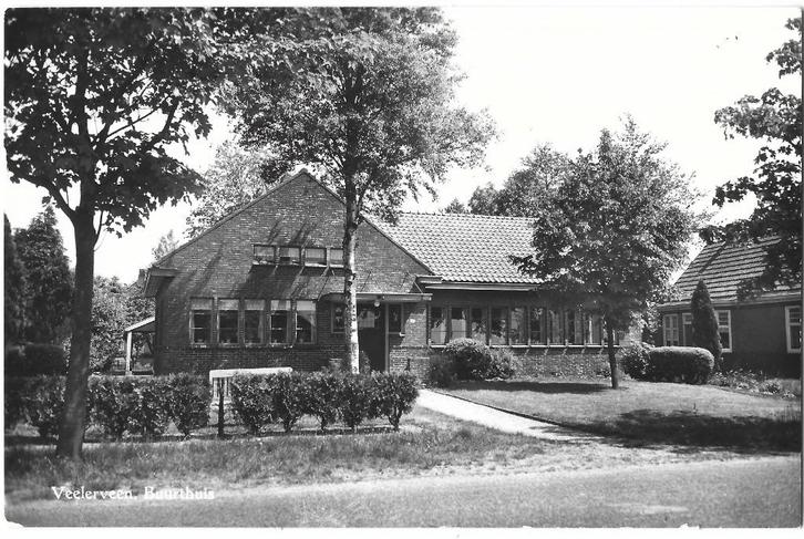 Veelerveen, Buurthuis, Verzamelen, Ansichtkaarten | Nederland, Ongelopen, Groningen, 1960 tot 1980, Verzenden