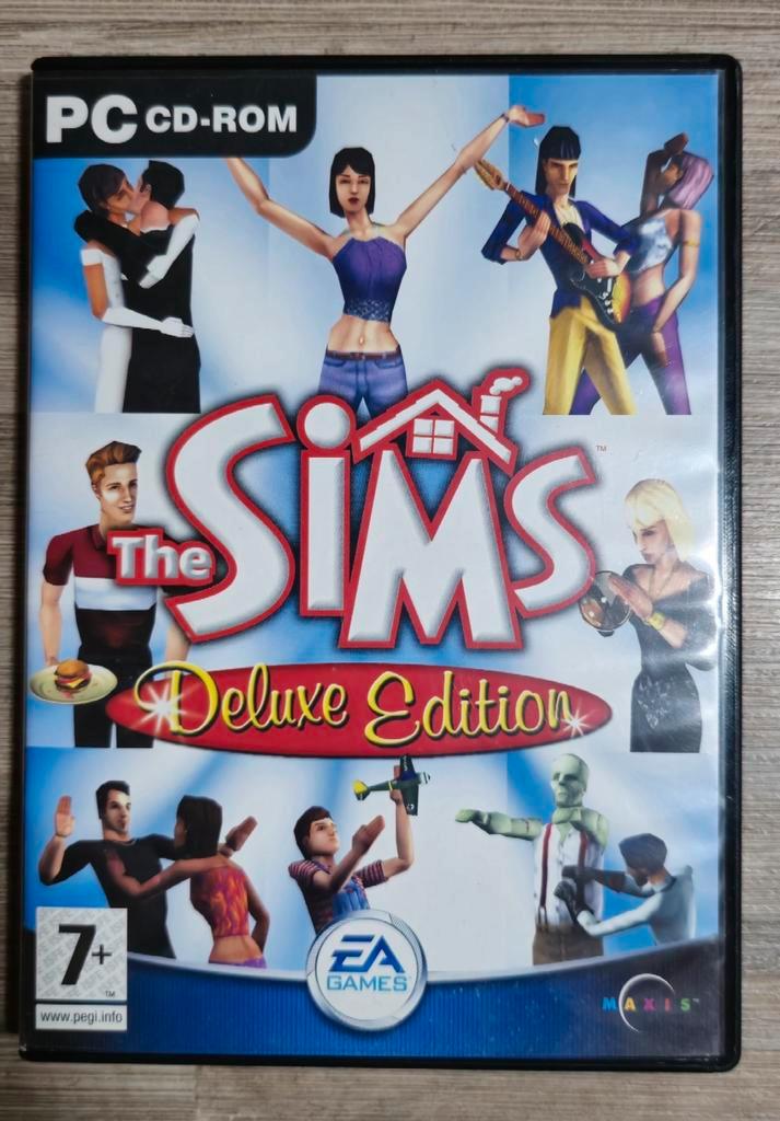 The Sims Deluxe Edition - PC CD-ROM, Spelcomputers en Games, Games | Pc, Gebruikt, Simulatie, 1 speler, Vanaf 7 jaar, Ophalen of Verzenden