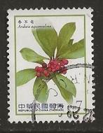 Taiwan 6, bessen, Verzenden, Gestempeld, Oost-Azië