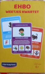 EHBO Rodekruis weetjeskwartet kwartet Hansaplast pleisters, Verzamelen, Ophalen of Verzenden, Gebruikt