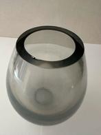 Vaas mogelijk  Holmegaard Drop- Per Lütken - Rookgrijs, Huis en Inrichting, Woonaccessoires | Vazen, Gebruikt, Overige kleuren