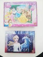 2 disney puzzels. prinsessen en frozen, Ophalen of Verzenden, 10 tot 50 stukjes, Gebruikt, 2 tot 4 jaar