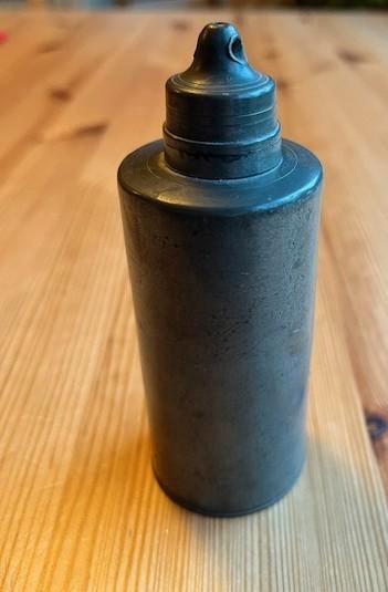 Tinnen Polsmof Kruikje, Antiek en Kunst, Antiek | Tin, Ophalen of Verzenden