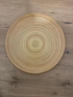 Bamboe schaal, Huis en Inrichting, Woonaccessoires | Schalen en Manden, Ophalen of Verzenden, Zo goed als nieuw, Rond, Hout