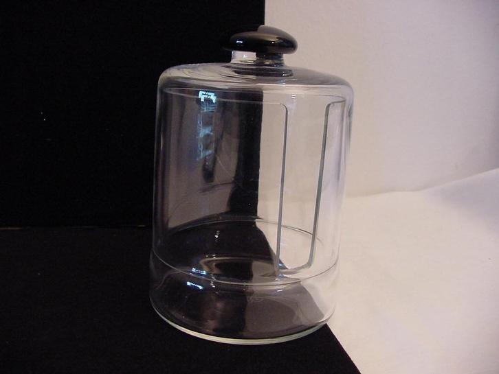 art deco beschuitbus Leerdam Copier, Antiek en Kunst, Antiek | Glas en Kristal, Ophalen of Verzenden