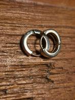 Leuke zilveren creolen 15 mm, Ophalen of Verzenden, Zilver, Navelpiercing