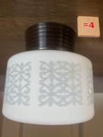 Retro / Vintage Plafonnière nr 04, Ophalen of Verzenden, Zo goed als nieuw, Glas