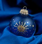 Partij oude kerstballen heelal  blauw space ster zon maan, Diversen, Kerst, Ophalen of Verzenden, Zo goed als nieuw