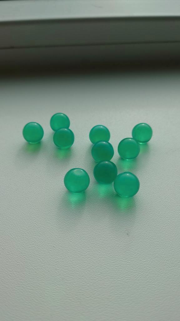 Uranium glazen knikkers groenblauw, Antiek en Kunst, Antiek | Glas en Kristal, Ophalen of Verzenden