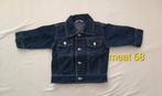 Nieuw spijkerjasje in maat 68, Ophalen of Verzenden, Nieuw, Meisje, Jasje