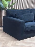 ZGAN XL Ribstof Hoekbank - Zwart - 315 x 250, Ophalen, -, Ribstof hoekbank groot zwart plofbank chillbank familiebank, -