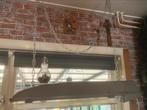 Leuke industriële lamp oude lantaarn 2 ledlampen, Ophalen, Zo goed als nieuw, Minder dan 50 cm