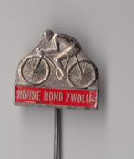 Ronde Rond Zwolle wielren speldje Fiets, Verzamelen, Gebruikt, Niet vindbaar, Niet vindbaar, Speldje of Pin