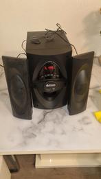 Krachtige bekabelde box met Bass Boost, Audio, Tv en Foto, Stereo-sets, Zo goed als nieuw, Microset, Speakers, Ophalen