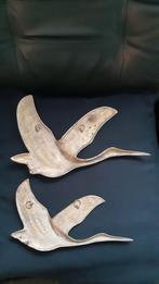 Set messing vogels wanddecoratie, Ophalen of Verzenden