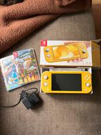 Nintendo Switch Lite - Geel 2 games, Spelcomputers en Games, Spelcomputers | Nintendo Switch Lite, Ophalen of Verzenden, Geel