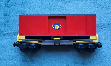 Lego trein afzet container chassis wagon ( uit set 7939) beschikbaar voor biedingen