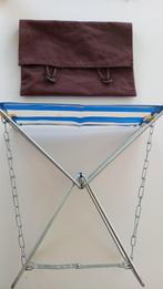 opvouwbaar campeer / vis krukje in etui., Ophalen of Verzenden, Gebruikt, Campingstoel