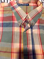 Overhemd - korte mouw - Melka Sports, Kleding | Heren, Overhemden, Verzenden, Gedragen, Beige, Halswijdte 43/44 (XL)