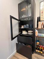 IKEA BESTÅ Keukenkast zwartbruin, Ophalen, 50 tot 100 cm, Zo goed als nieuw, Minder dan 100 cm