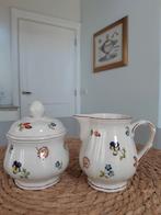Suikerpot en melkkannetje Villeroy en Boch Petite Fleur, Huis en Inrichting, Keuken | Servies, Overige typen, Ophalen of Verzenden