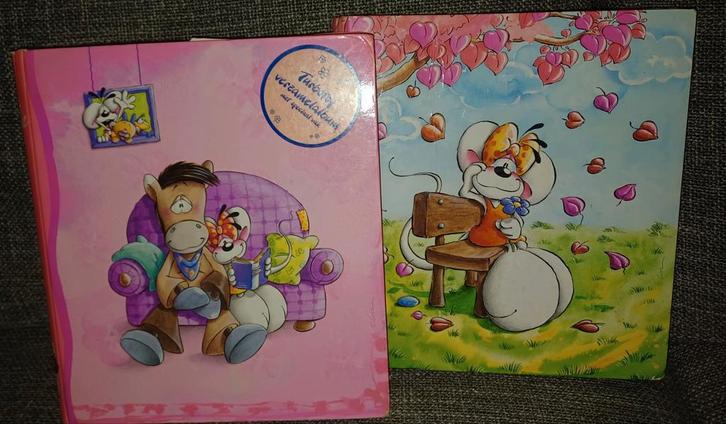 Grote Diddl Verzameling - 2 Mappen Vol, Verzamelen, Diddl, Gebruikt, Papier, Kaart of Schrift, Diddl, Ophalen of Verzenden