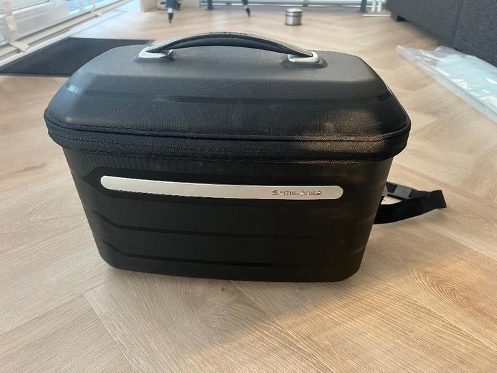 SAMSONITE BEAUTYCASE ZWART, Sieraden, Tassen en Uiterlijk, Beautycases, Zo goed als nieuw, Hardcase, Zwart, Ophalen of Verzenden